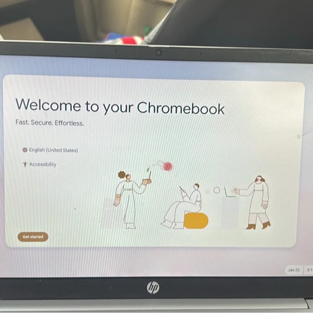 HP Laptop with Gray Keyboard
